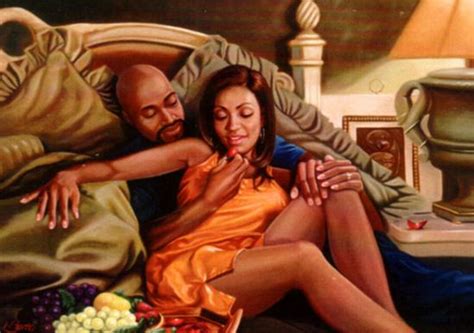 And it's exactly what david rabbit is doing now, including a delicious snack with a good soda drink! black love art | black romantic art | art for women - 2
