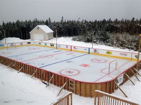 For learn to skate, family skating or hockey practice. Backyard hockey rink boards | Outdoor furniture Design and ...