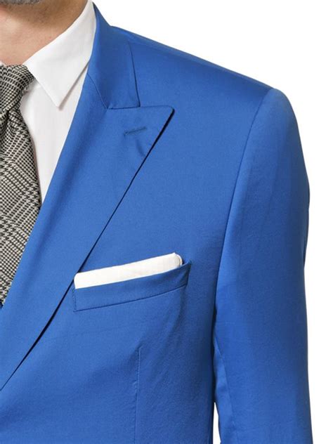 We sell affordable mens suits in a variety of colors and sizes. The Suits Cotton Poplin Double Breasted Suit in Bright ...