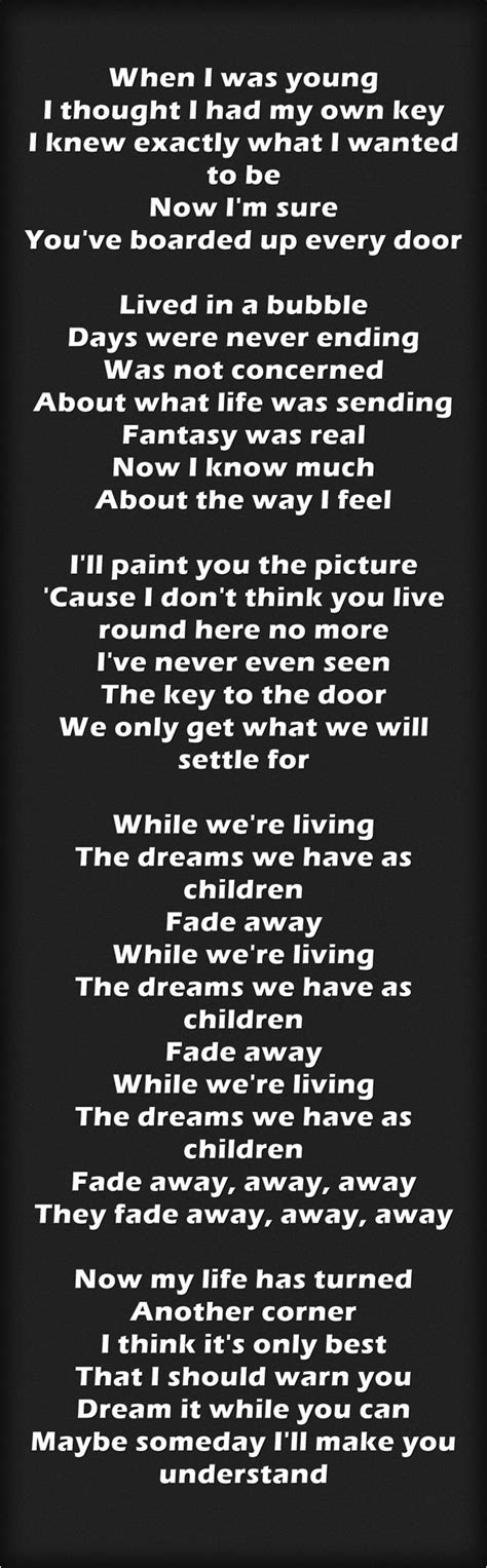 Feel free to share our short scripts with your creative colleagues. Fade Away - Oasis (With images) | Oasis lyrics, Oasis ...