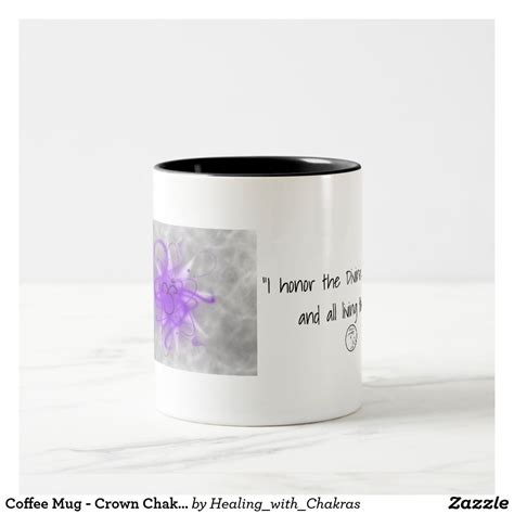 Watercolor chakra symbol pattern ceramic coffee mug. Crown Chakra Coffee mug with affirmations | Zazzle.com | Mugs, Coffee mugs, Chakra