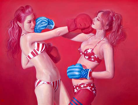 Catfight videos currently being viewed. Bedtime Pillow Fights Painting By Chen-Dao, LEE