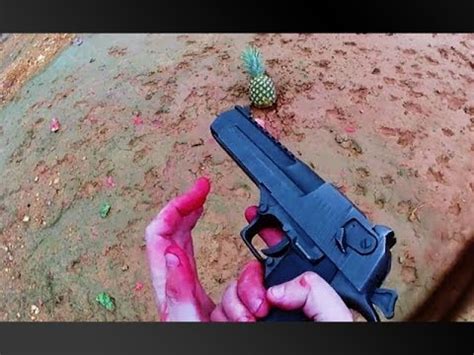 It has decent accuracy and range, too. REAL Russian Fruit Salad! The Desert Eagle .50 cal. - YouTube