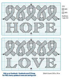 I hope your answer is a yes:) don't miss a single post! 29 Best cross stich ribbon charts images | Awareness ...