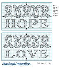 I hope your answer is a yes:) don't miss a single post! 29 Best cross stich ribbon charts images | Awareness ...