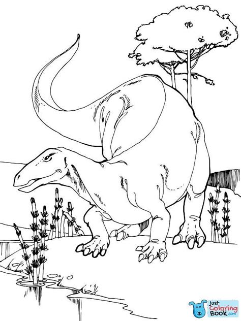 Dinosaur indoraptor coloring page from the hit movie jurasdsic world printable for kids. Camptosaurus Jurassic Dinosaur Coloring Page | Dinosaur ...