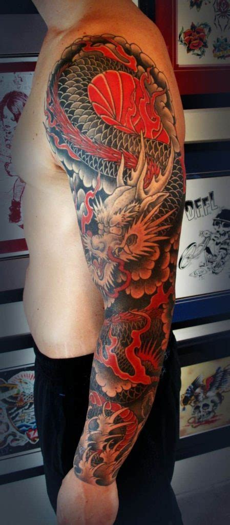 Tattoo sleeve designs tattoos body art tattoos tattoos for guys tattoo designs sweet tattoos new tattoos polynesian tattoo leg tattoos. Japanese Sleeve Tattoos Designs, Ideas and Meaning ...
