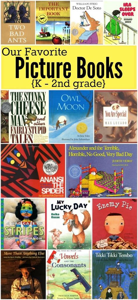 I have added a few comments below to books we have read or books i read with ryan. Favorite Picture Books for K-2nd grade | Books for second ...