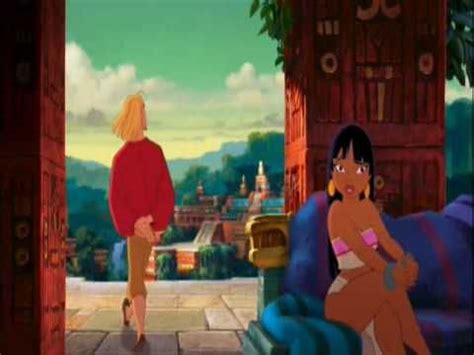 Chel is the movie's sole speaking female character, and her design is hypersexualized. in Road of el dorado Chel's Seduction to the two man so ...