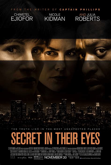 Boring, dumb, and derivative, secret in their eyes is a huge disappointment that wastes it's talented cast on a thriller that fails to deliver any sort of tension or thrills. Secret In Their Eyes 2015 ★★★ - Let's talk about movies
