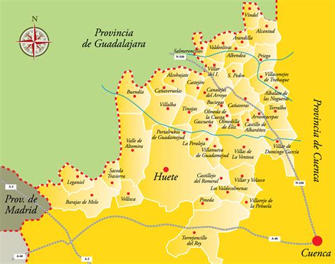 Mapa de la ruta de la lavanda en la alcarria adjuntamos. Torrejoncillo del Rey: La comarca de la Alcarria Conquense ...