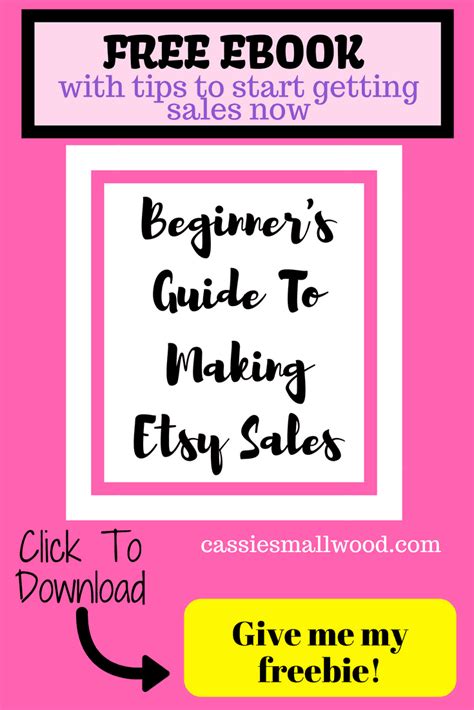 My etsy experience (and how i made my first sale within a month). How To Get More Etsy Sales For Beginners Free Ebook ...