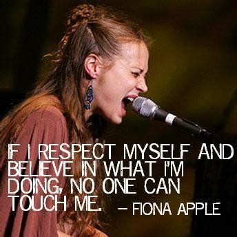Collection of fiona apple quotes, from the older more famous fiona apple quotes to all new quotes by fiona apple. Fiona Apple http://www.myspace.com/fionaapple | Inspire me, Wise words