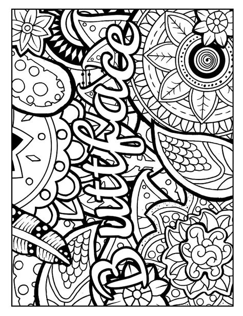 Lots of free coloring pages and original craft projects, crochet and knitting patterns, printable boxes, cards, and recipes. Pin on Swear Word Coloring Pages