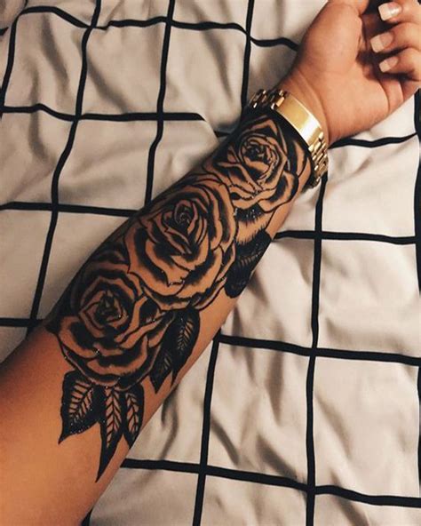 This forearm sleeve tattoo is a beautiful sketch of a native american warrior and is a masterpiece. Original female tattoos | Rose tattoo sleeve, Girls with ...