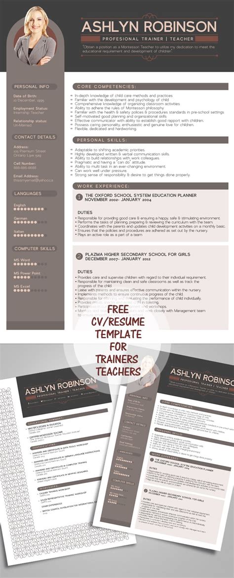 They're perfect for highly qualified jobseekers, academics, and anyone applying for work. Download 30+ Template Resume / Cv Terbaru 2017 Dalam Format Word - Dewa Desain