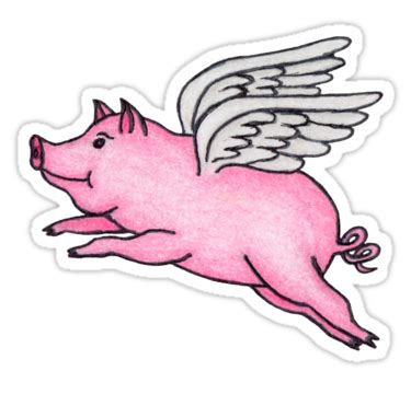Flying Pig by dmharada | Flying pigs art, Flying pig tattoo, Flying pig ...