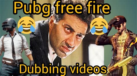 Here's a comparison between pubg vs free fire. Pubg Vs free fire Dubbing funny video Sunny Deol dhenu ...