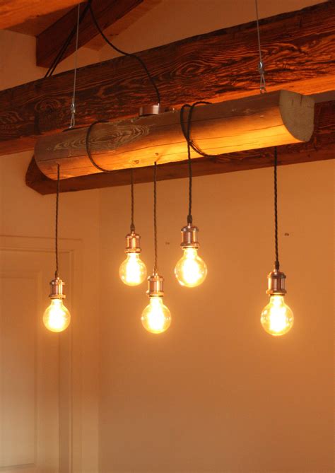 Wohnzimmer lampe vintage deckenlampe kuche retro frisch. Vintage Holzbalkenlampe Hängelampe Wohnzimmerlampe LED ...