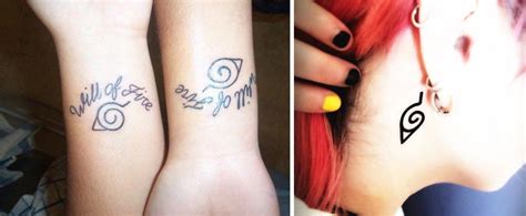 Anime tattoos are not just some inked cartoons. Konoha Symbol Tattoos - Naruto Tattoo | Tattoo Ideas