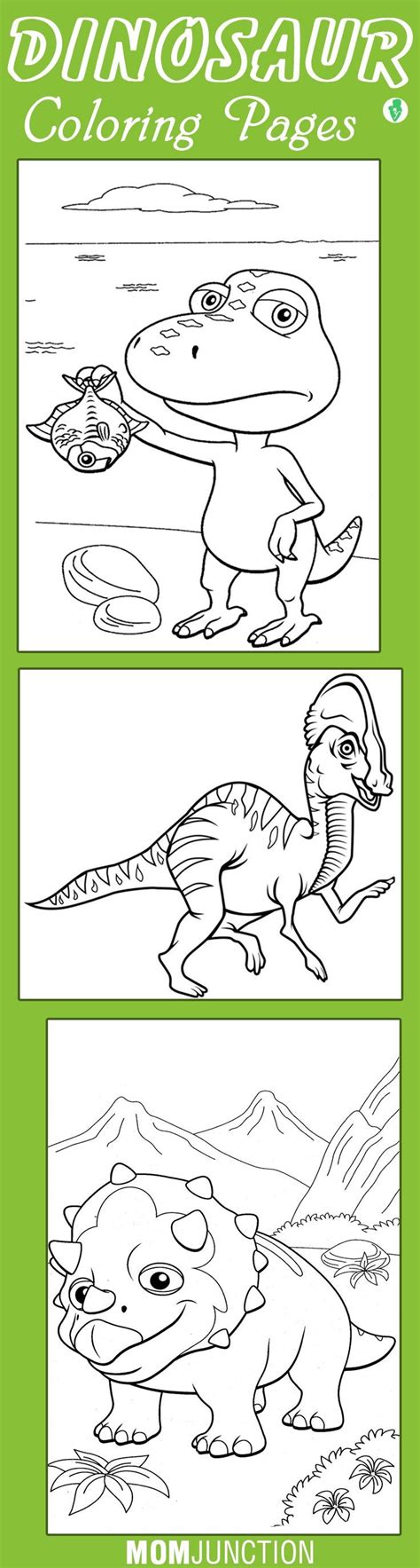 Coloring pages are funny for all ages kids to develop focus, motor skills, creativity and color recognition. Top 35 Free Printable Unique Dinosaur Coloring Pages ...