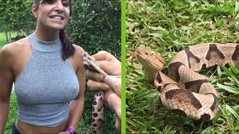 How to avoid camel toe! Got too close to copperhead snake! Then used tongs to ...