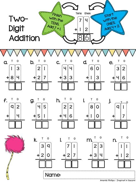 Learn vocabulary, terms and more with flashcards, games and other study tools. Two Digit Addition Worksheets With and Without Regrouping