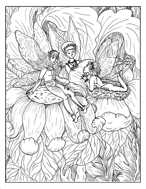 For adults difficult fairies kidly printable. Fairy Coloring Pages for Adults - Best Coloring Pages For Kids