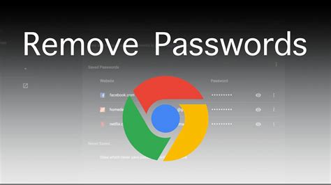 Learn more about how chrome protects your passwords. How to Remove Saved Passwords in Chrome - YouTube