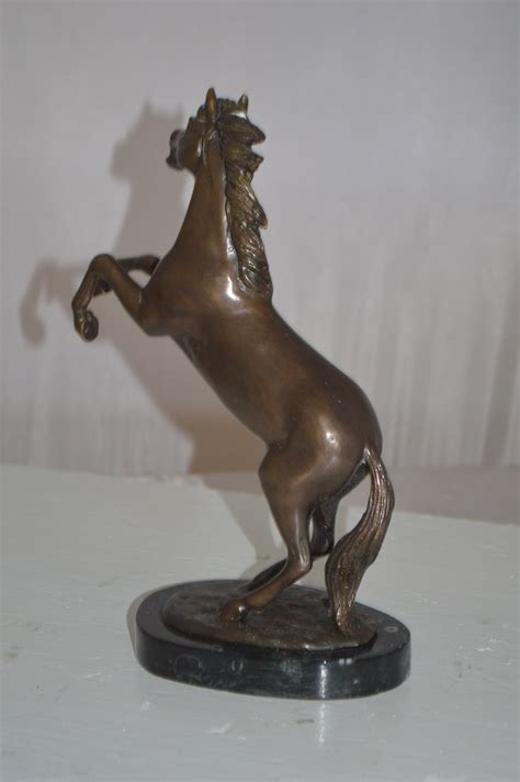 We did not find results for: Rearing Horse Small Bronze Statue - Size: 8"L x 4"W x 11"H ...