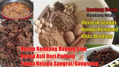Cara membuat sambal goreng ati ampela : Resep Asli Rendang Padang, Meracik Sendiri Bumbu Rempah Khas Rendang - YouTube