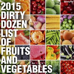 2015 Dozen List Of Fruits And Vegetables