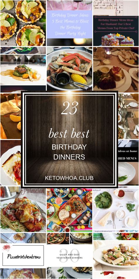 You can expect a great buffet right behind your lanes, so kids can play at the arcade, eat, bowl, and have fun the entire time. 23 Best Best Birthday Dinners | Birthday dinner recipes ...