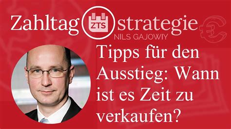 Die erstveröffentlichung von zeit zu gehen fand am 31. Tipps für den Ausstieg: Wann ist es Zeit zu verkaufen ...