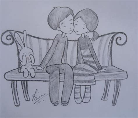 Pencil Sketches & Painting : Valentine Day