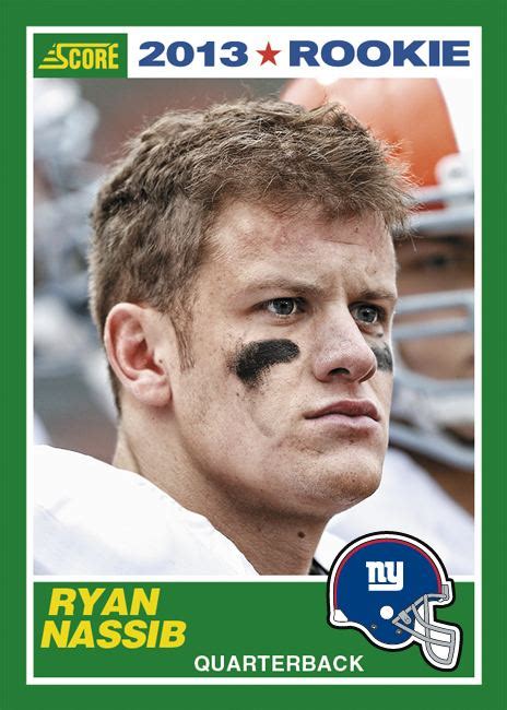 Nassib shocked the sports world on monday after he revealed his sexuality, making him the first however, the times raised eyebrows with its report on tuesday with the headline , carl nassib was. Ryan Nassib - Alchetron, The Free Social Encyclopedia