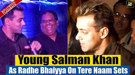 Aus wikipedia, der freien enzyklopädie. FLASHBACK: Young Salman Khan As Radhe Bhaiyya On Tere Naam ...