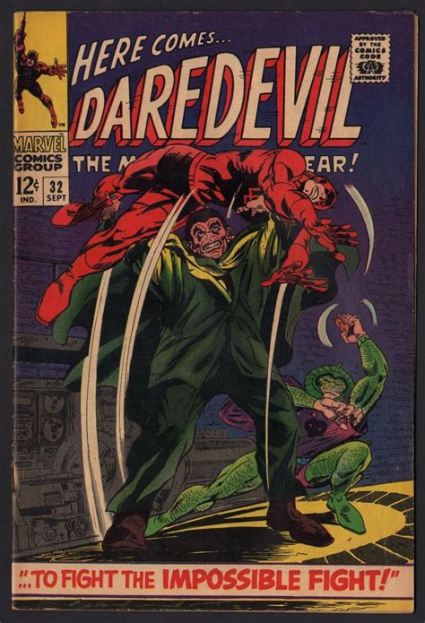 This will cause most people jitters and is. | Daredevil (1964) # 32 FN (6.0) vs Mr. Hyde and Cobra ...