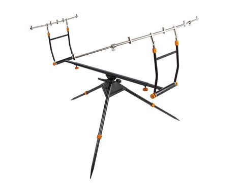 Rod pod, support et pique. Rod pod carp'o acier g2 amiaud - Integral Pêche