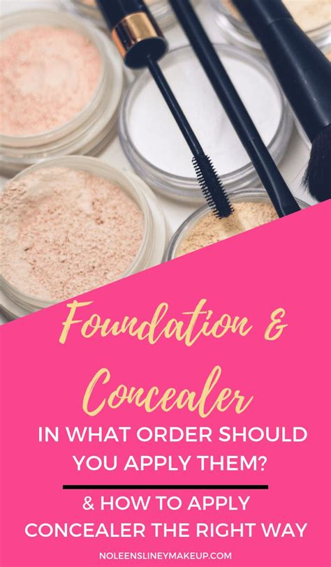 How to apply concealer for beginners. How to Apply Concealer The RIGHT Way! - Noleen Sliney ...