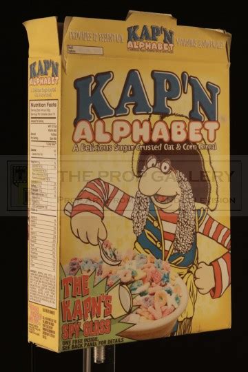 It is delicious from a to z! The Prop Gallery | Kap'n Alphabet cereal box