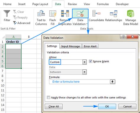 I can't find a site that graphs percentage dont forget to set the excel to refresh the data every 1 minute. How to use Data Validation in Excel - custom validation ...