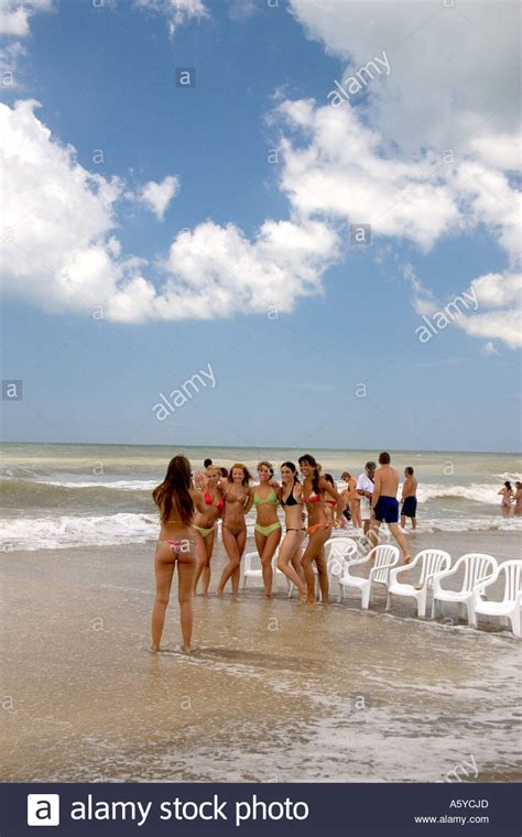 There is a wide range of beaches, from highly urbanised, 24 hour party resorts. Girls in bikinis on the beach at Pinamar, Argentina Stock ...