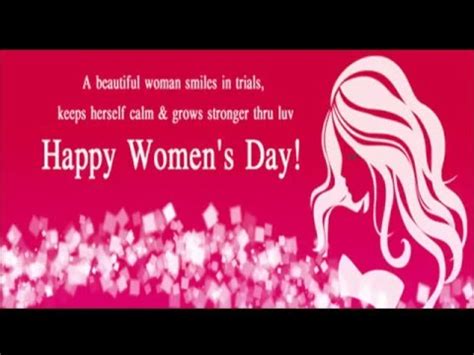 It means saying thank you for everything. Happy Women's Day wishes, International Women's Day ...