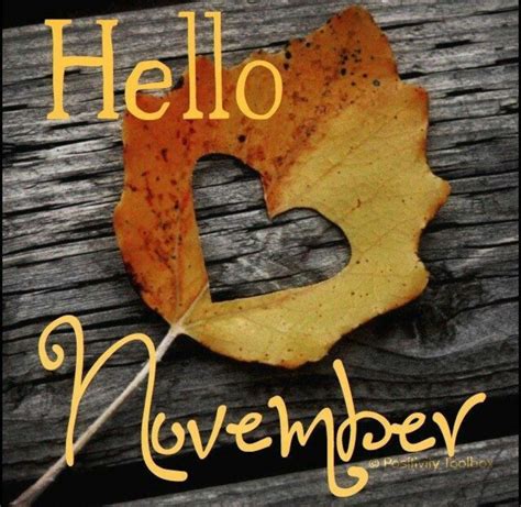 #Novembre #November ♡? | Welcome november, Hello november, Sweet november