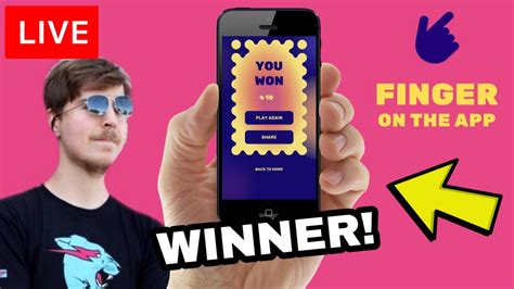 2.1 finger on the app. WINNING MRBEAST APP (Finger On The App 2 Winner) - YouTube