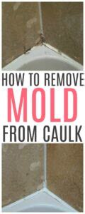 Caulk also stops mold and mildew from growing and creating an unhealthy and unsightly area. How To Remove Mold From Caulk - Frugally Blonde