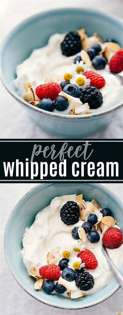 I like to whip the cream on high speed and get a nice, stiff whipped cream. How to Make Whipped Cream | Chelsea's Messy Apron