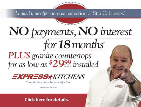 Open 7 days for quotes and planning. Promotions & Specials - Express Kitchens