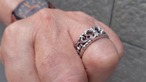 No cause of death was given. Gothic Fleur De Lis Silver Band Ring - YouTube